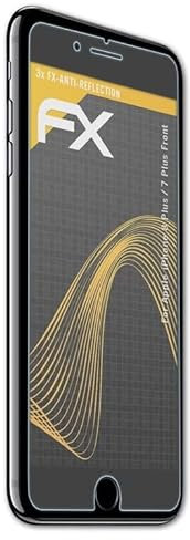 atFoliX Protecteur d'écran compatible avec Apple iPhone 8 Plus / 7 Plus Front Film Protection d'écran, antiréfléchissant et absorbant les chocs FX Film Protecteur (3X)