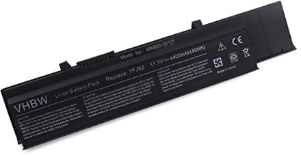 vhbw Batterie Compatible avec Dell Vostro 3400, 3500, 3700 Ordinateur Portable (4400mAh, 11,1V, Li-ION) - Remplacement pour 04D3C, 04GN0G, 0TXWRR, 312-0997, 312-0998, 7FJ92, CYDWV