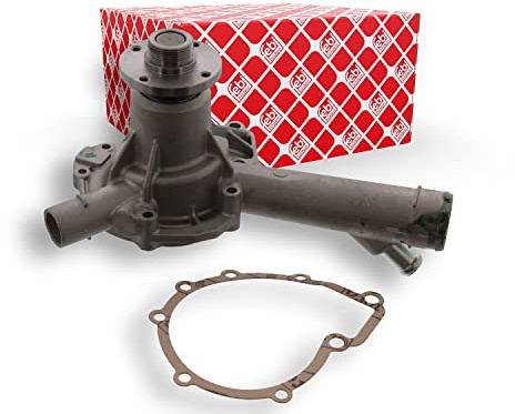 febi bilstein 17253 Wasserpumpe mit Dichtung, 1 Stück | Kompatibel mit: MERCEDES-BENZ C-CLASS, C-CLASS T-Model, CLK, CLK Cabriolet, E-CLASS, E-CLASS T-Model, SLK