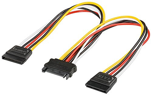 GOOBAY Câble d'alimentation interne PC SATA Femelle - 2 x SATA Mâle 0,2 m