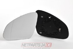 Johns Außenspiegel Spiegelglas ELEKTRISCH für OPEL ASTRA J CASCADA links 13265469