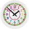 EasyRead Time Teacher Kinderwanduhr - Wanduhr Kinderzimmer - Die Zeit Lernen Wanduhr Mädchen & Jungen für Schlafzimmer mit Zeit Unterrichtsdesign, 24 Stunden Gesicht & Nachtlicht - 29cm