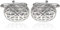 Alexander Castle 925 Sterling Silber Celtic Manschettenknöpfe für Männer – Ovale 17mm x 12mm Celtic Trinity Manschettenknöpfe mit Schmuck-Geschenkbox