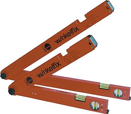 Winkelmessgerät Maxi L.600mm mit Wasserwaage NEDO Messb.0-180Grad