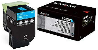 Lexmark 80C0S20-800S2 Cyan Toner 800S2 Cyan Toner 80C0S20