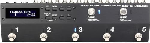 BOSS Es-5 Effects Switching System Guitar Amplifier Footswitch,Black, Five Loop