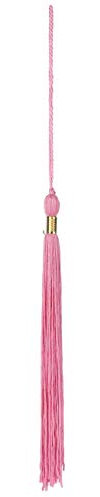LIERYS Tassel Quaste für Doktorhut - Flexibel anpassbar - Accessoire mit Eleganz - Vielseitig einsetzbar - Saisonübergreifend - Unisex-Design rosa