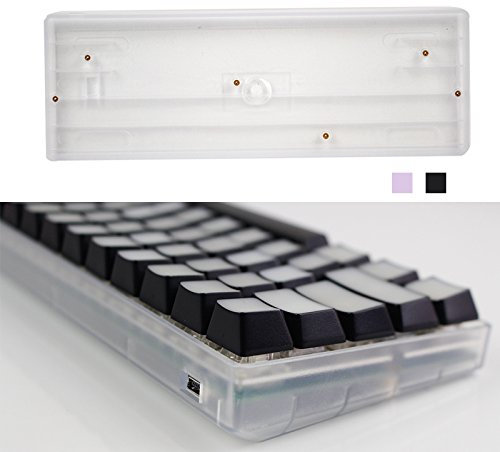 TuToy DIY 60% Mechanische Tastatur Fall Universal Customized Kunststoff Shell Basis Für Gh60 Poker2 - Transparent