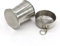 xtsfx Taza Plegable de Acero Inoxidable para Exteriores, portátil, telescópica, retráctil, para Viajes, Camping, Senderismo, 150m l
