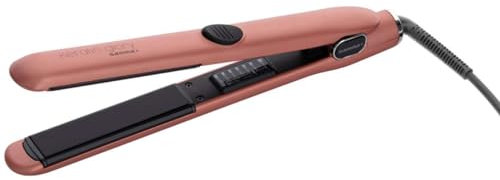 GAMMAPIU' Piastra per Capelli Keratin Glory, Piastra Capelli Professionale, Trattamenti alla Cheratina, Capelli Luminosi, 6 Regolazioni Calore, Autospegnimento (Gold Rose)