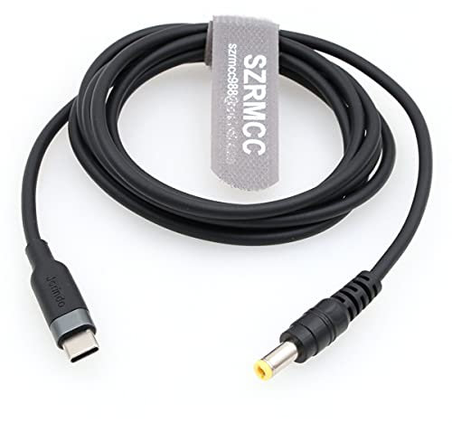 SZRMCC USB C Type-C to DC 5.5x2.5mm 12V PD Trigger Power Cable for KiPRO LCD Monitors cine Broadcast Radio Any 12V Device