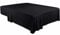 Utopia Bedding - Bettlaken ohne Gummizug - Betttuch 225 x 255cm - Laken für Bett 135x190cm - Flaches Blatt weiche gebürstete Mikrofaser - Schwarz