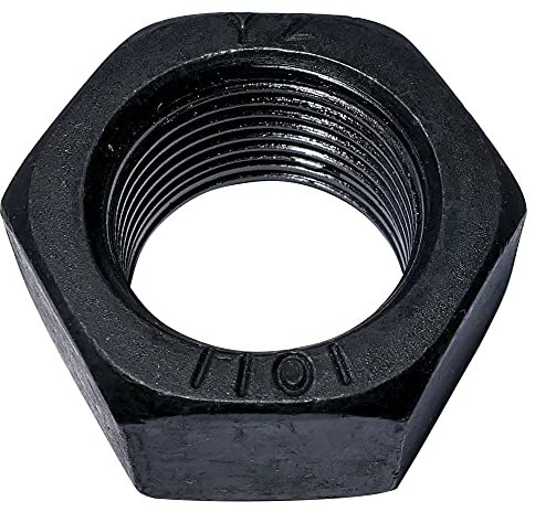 AERZETIX - C52853 - Sechskantmuttern M22x1.5 mit sechskant angefast - DIN 934 - härte 10 - geschwärzter stahl