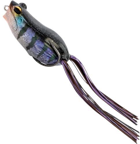Savage Gear Hop Popper Frosch - Premium Topwater Froschköder für Barsch- und Raubfischangler, für das Angeln in Grasmatten, Seerosenfeldern und schattigen Taschen Gill 5,5 cm