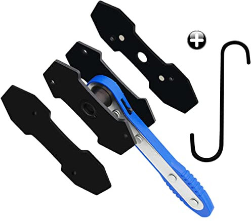 IRmm Brake Caliper Piston Spreader Press Tool, 360 Degree Swing Car Ratcheting Caliper Compression, for Car Brake Repair and Replace Tool (Blue)