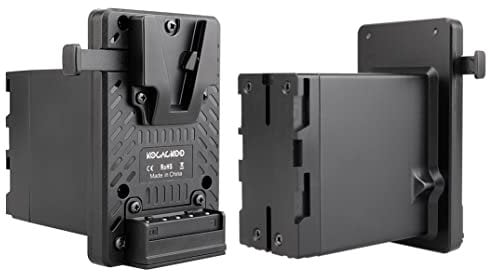 kocackoo Fully decoded V-Mount Battery to BP-U Series Battery Conversion Adapter Plate for Sony ILME-FX6/FX6VK,PXW-Z190/FS5/Z280/Z190 Camcorders, etc.