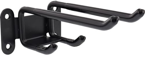 WAGNER - hooks4tools - Wandhaken DOUBLE - 125 x 80 x 45 mm, Stahl beschichtet schwarz, für Geräte, Kleidung etc. - 15209301