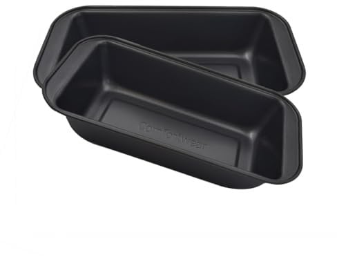 Comfortwear Bread & Loaf Tins for Two Baking Set - 2lb Nonstick Bread Tins for Baking Cakes, Loafs, and Banana Bread