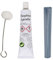 HAF® Pool Reparaturset Poolflickset 3-teilig mit Unterwasser Vinylkleber, Klebefolie und Verteilpinsel zum Abdichten von Schwimmbeckenin sämtlichen Größen
