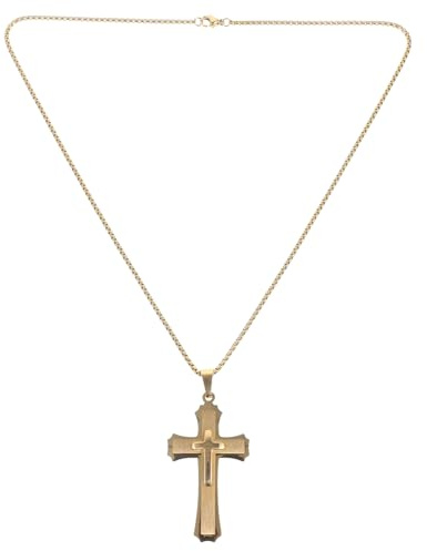 Gatuida Metall Kreuz Für Auto Rückspiegel Hängedekoration Für Innenraum Installieren Verleiht Fahrzeug Eine Stilvolle Goldfarbener Look