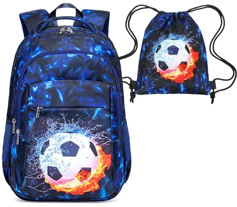 LEDAOU Schulrucksack Jungen Teenager Mädchen Schultaschen Kinder Rucksäcke Wasserdicht Leichtgewicht Schulranzen Groß für Schule Geschenke