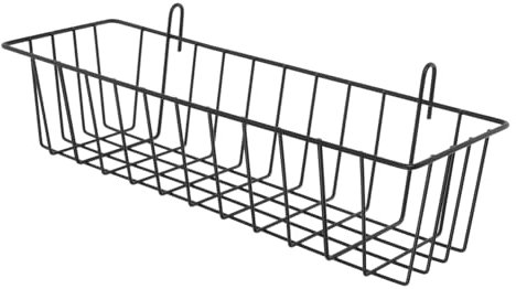 Amosfun Hanging Wire Basket for Household Kitchen Spices Shelf Multi-function Storage Shelf Iron Organizer for Bathroom Decor