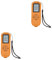 SOLUSTRE 2 Set Spessimetro Tachimetro Indicatore Di Livello Regolazione Scala Corporea Tester Tracciatore Di Cavi Kit Elettronico Ruota Di Misura Manometro Di Misurazione Abs Orange