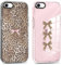 RUMDEY 2 Pack Cute Cheetah Print Phone Case for iPhone 7/8 / SE 2020/2022 Pink Bow Case 4.7, Clear Coquette Fashion Luxury Leopard Pattern Design Girls Women Funda Shockproof Soft TPU Cover