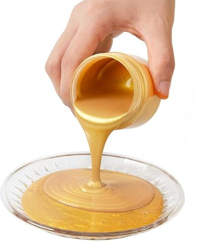 Acrylic Paint Metallic, 2 Colors Gold, Silver, 110ml Gold Leaf Paint, Non Toxic, Non Fading for Art Painting, Handcrafts, Ideal for Multi-surface, Canvas, Wood, Clay, Metal