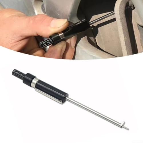 Brake Pad Measuring Gauge Tool for Use in Vehicle Maintenance Measuring Brake Pads Without Wheel Removal