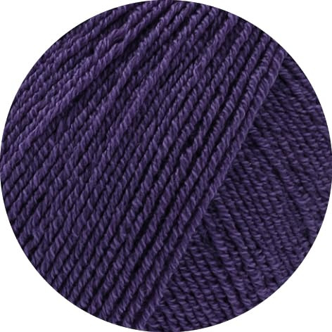LANA GROSSA Meilenweit Cotton Bamboo | 4-fädiger Bambus Klassiker, waschmaschinenfest | Handstrickgarn aus 40% Baumwolle, 25% Schurwolle, Viskose | 100g Wolle zum Stricken & Häkeln | 420m Garn FB 41