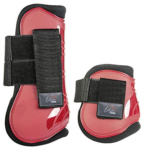HKM 8566 Springgamaschen und Streichkappen 4er Set, gefüttert, Pony Cob Full