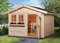 weka Gartenhaus 139 Gr.1, 45 mm, V20, ET, DF