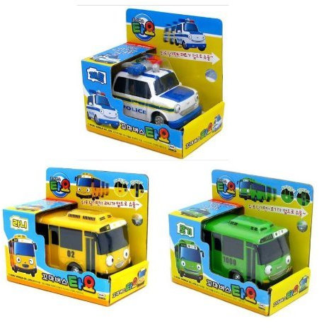 Tayo Chibikko Bus 3 Stück (Lani, Rogi + Pato)