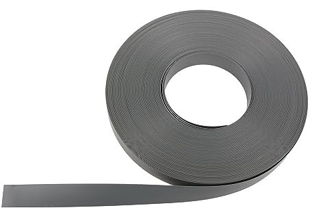 Cinta adhesiva de plástico de color gris, 10 m x 23 mm, para ventanas de caravanas y autocaravanas