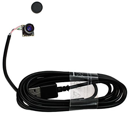 KOBERT GOODS Mini-USB-Lochkamera U1-MWD Pinhole-SpyCam (720P) zur verdeckten Aufnahme von Bildern & Videos Mini-Webcam mit USB-Anschluss und Live-Überwachung per Computer/PC
