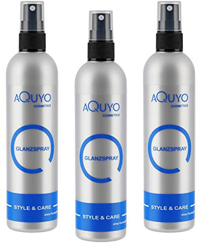 Glanzspray für Haare, Hair Spray verleiht dem Haar Glanz und macht es geschmeidig (3er Pack - 3x 200ml) | Haarspray gegen Frizz und Spliss, Shine Hair Spray zum Finish der Haare mit fruchtigem Duft