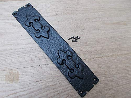 Finger Plate Tudor Black Antique (Black Antique)