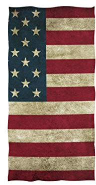 CPYang Handtuch Vintage USA Amerika Flagge sehr saugfähig Handtuch für Zuhause Küche Bad Gym Schwimmen Spa