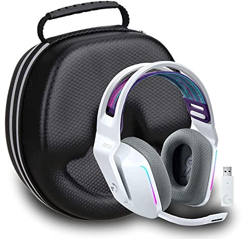 Mchoi Custodia rigida da viaggio compatibile con cuffie da gioco wireless Logitech G733/G435 Lightspeed, cuffie da gioco cablate G335, solo custodia