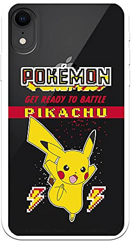 Offizielle Pokemon Pikachu Get Ready To Battle Schutzhülle für iPhone XR, wählen Sie das Design, das Ihnen am besten gefällt für Ihr iPhone XR