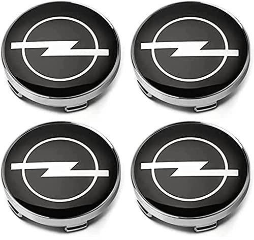 4 STÜCKE Auto Felgendeckel,für Opel Astra H G J Insignia Mokka Zafira Corsa OPC 60MM Radnabe Nabenkappe Abzeichen Styling Zubehör