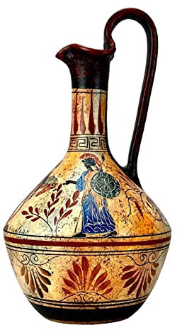 Göttin Athena und Gott Apollo Laginos Vase Antike griechische Keramik