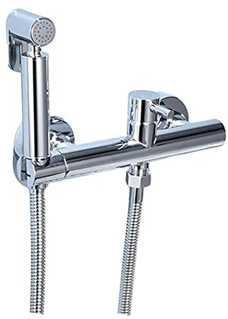 SWHC Bidet Handbrause, Messing Bidet Brause Multifunktional Jet Spray Toilet Bidet Toilettensprüher Toiletten Bidet Sprühkopf Warm und Kalt WC Sprühpistolendüse für Körperpflege