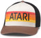 AMERICAN NEEDLE Atari Baseballmütze, Retro-Videospiel, verstellbar, Sinclair (Schwarz/Elfenbein/Braun), Einheitsgröße