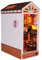Colexy 3D Puzzle Puppenhaus Kit, Holz Buchstützen DIY Book Nook mit LED-Licht, Bücherregal Deko Ornamente Bücherstand Miniatur Dollhouse Modellbausätze für Jugendliche Erwachsene zum Bauen (C)