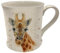 Joe Davies Bree Merryn Mug en porcelaine fine – Girafe Geraldine – de la collection Paws & Claws, Blanc, Jaune, Orange, Marron