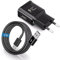 USB Ladegerät Ladekabel für Samsung Galaxy S10 S10+ S10e S9 S9+ S8 S20 S21 FE/Plus A56 A55 A54 A53 A52s A36 A35 A34 A25 A16 A15 A14 A13 A05s, M35 M13 5g Handy Schnellladegerät mit USB C Kabel 2 m