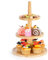 E-ROOM TREND Cupcake Stand/Dessert Stand Tower Tree | Sturdy Display Pastry Serving Tray Platter | for Wedding Tea Birthday Party Baby Shower (CSB9.5-3) | 3 Tier | Bamboo