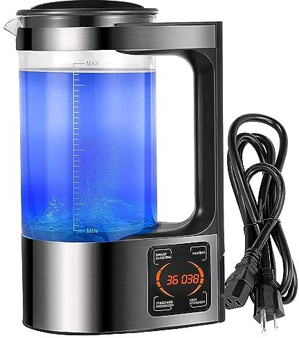 Hydrogen Kettle Hydrogen Water Jug Hydrogen Water Bottle Generator with SPE & PEM Technology, US Membrane